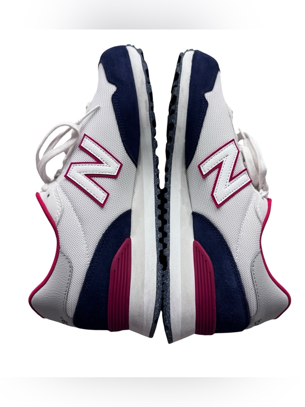 New Balance Men's White Navy Blue Red 515 Runner Sneakers Size 11 - Picture 5 of 11